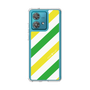スリムプロテクションケース［ Big Stripe - Green × Yellow ］