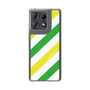 スリムプロテクションケース［ Big Stripe - Green × Yellow ］