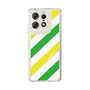 スリムプロテクションケース［ Big Stripe - Green × Yellow ］