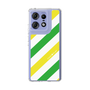 スリムプロテクションケース［ Big Stripe - Green × Yellow ］