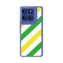 スリムプロテクションケース［ Big Stripe - Green × Yellow ］