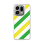 スリムプロテクションケース［ Big Stripe - Green × Yellow ］
