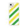 スリムプロテクションケース［ Big Stripe - Green × Yellow ］