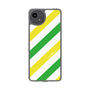 スリムプロテクションケース［ Big Stripe - Green × Yellow ］
