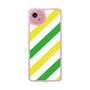 スリムプロテクションケース［ Big Stripe - Green × Yellow ］