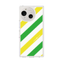スリムプロテクションケース［ Big Stripe - Green × Yellow ］