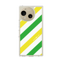 スリムプロテクションケース［ Big Stripe - Green × Yellow ］