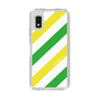 スリムプロテクションケース［ Big Stripe - Green × Yellow ］
