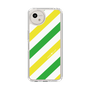 スリムプロテクションケース［ Big Stripe - Green × Yellow ］