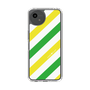 スリムプロテクションケース［ Big Stripe - Green × Yellow ］