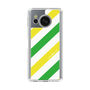 スリムプロテクションケース［ Big Stripe - Green × Yellow ］