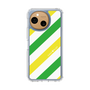 スリムプロテクションケース［ Big Stripe - Green × Yellow ］