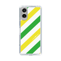 スリムプロテクションケース［ Big Stripe - Green × Yellow ］