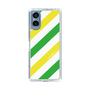 スリムプロテクションケース［ Big Stripe - Green × Yellow ］