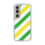 スリムプロテクションケース［ Big Stripe - Green × Yellow ］