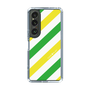 スリムプロテクションケース［ Big Stripe - Green × Yellow ］