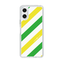 スリムプロテクションケース［ Big Stripe - Green × Yellow ］