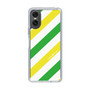 スリムプロテクションケース［ Big Stripe - Green × Yellow ］