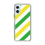 スリムプロテクションケース［ Big Stripe - Green × Yellow ］