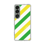 スリムプロテクションケース［ Big Stripe - Green × Yellow ］