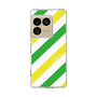 スリムプロテクションケース［ Big Stripe - Green × Yellow ］