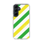 スリムプロテクションケース［ Big Stripe - Green × Yellow ］