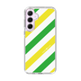 スリムプロテクションケース［ Big Stripe - Green × Yellow ］