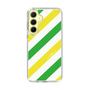 スリムプロテクションケース［ Big Stripe - Green × Yellow ］