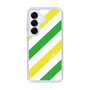 スリムプロテクションケース［ Big Stripe - Green × Yellow ］