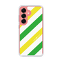 スリムプロテクションケース［ Big Stripe - Green × Yellow ］