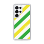 スリムプロテクションケース［ Big Stripe - Green × Yellow ］