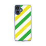 スリムプロテクションケース［ Big Stripe - Green × Yellow ］
