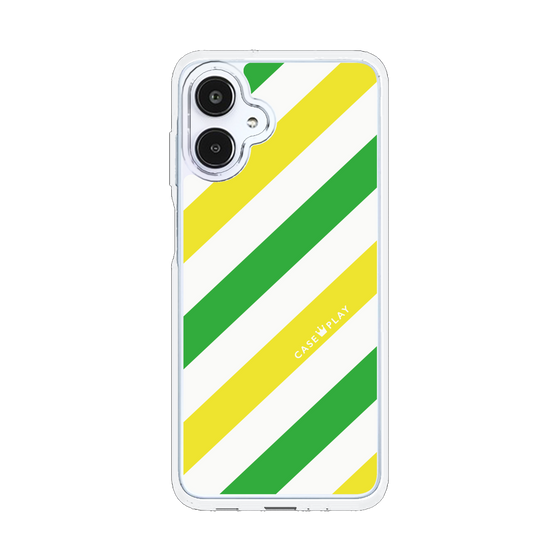 スリムプロテクションケース［ Big Stripe - Green × Yellow ］