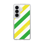 スリムプロテクションケース［ Big Stripe - Green × Yellow ］