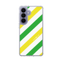 スリムプロテクションケース［ Big Stripe - Green × Yellow ］