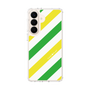 スリムプロテクションケース［ Big Stripe - Green × Yellow ］