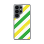スリムプロテクションケース［ Big Stripe - Green × Yellow ］