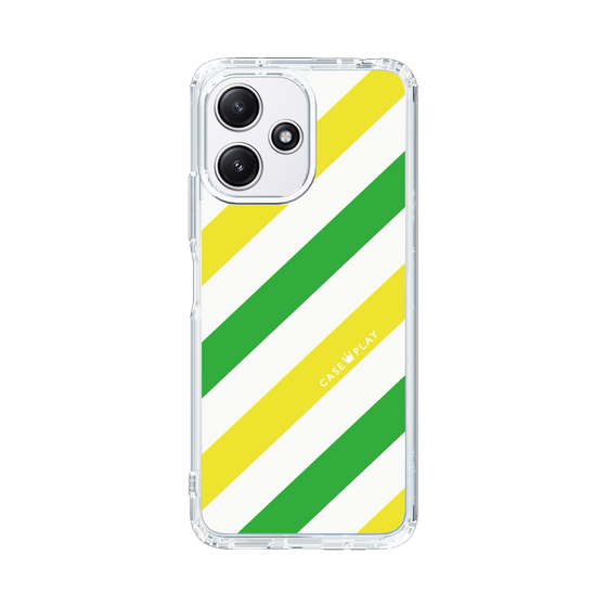 スリムプロテクションケース［ Big Stripe - Green × Yellow ］