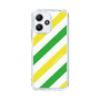 スリムプロテクションケース［ Big Stripe - Green × Yellow ］