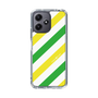 スリムプロテクションケース［ Big Stripe - Green × Yellow ］