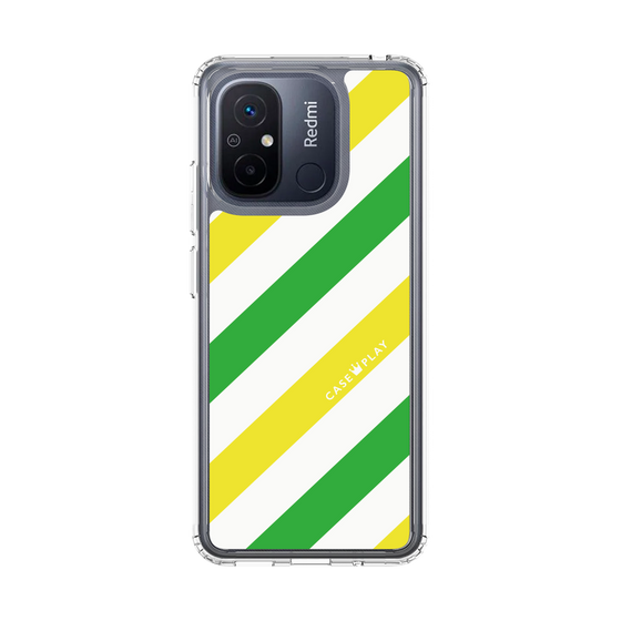 スリムプロテクションケース［ Big Stripe - Green × Yellow ］
