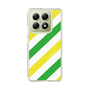 スリムプロテクションケース［ Big Stripe - Green × Yellow ］