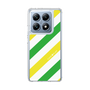 スリムプロテクションケース［ Big Stripe - Green × Yellow ］