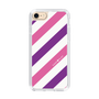 スリムプロテクションケース［ Big Stripe - Purple × Pink ］