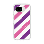 スリムプロテクションケース［ Big Stripe - Purple × Pink ］