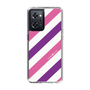 スリムプロテクションケース［ Big Stripe - Purple × Pink ］