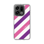スリムプロテクションケース［ Big Stripe - Purple × Pink ］
