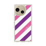 スリムプロテクションケース［ Big Stripe - Purple × Pink ］