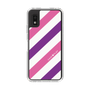 スリムプロテクションケース［ Big Stripe - Purple × Pink ］