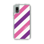 スリムプロテクションケース［ Big Stripe - Purple × Pink ］